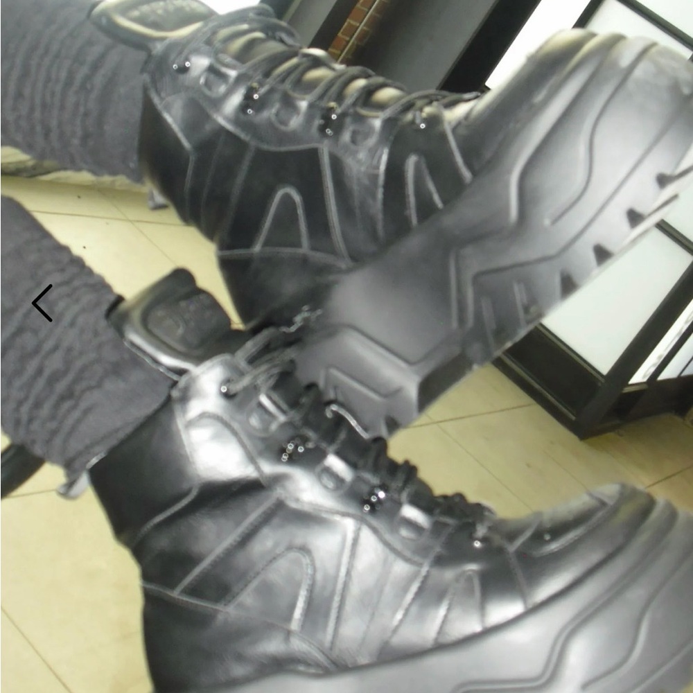 CROSSFADE HIGH TOP PLATFORM SNEAKERS - Picture 4 of 5